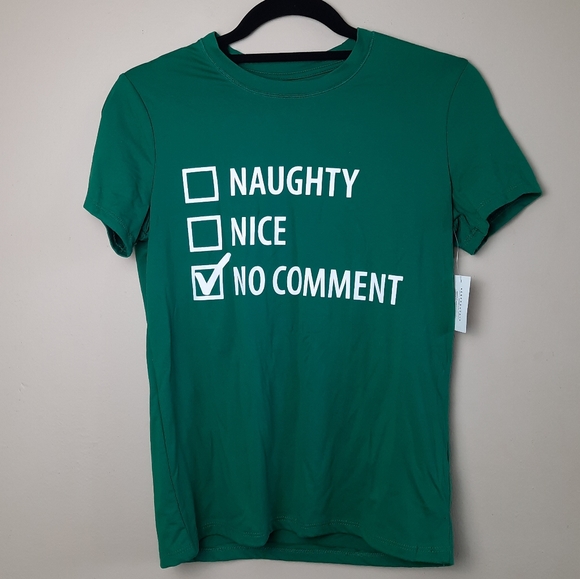 Aeropostale Tops - AEROPOSTALE Green White Graphic T-shirt Size XS